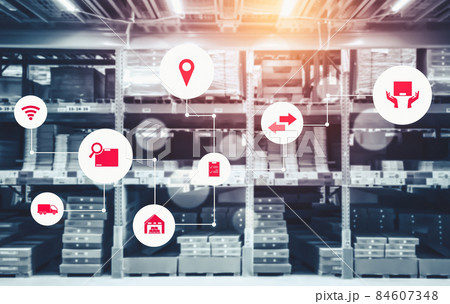 Smart warehouse management system with innovative internet of things technology 84607348