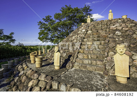 伯耆古代の丘公園 ほたて貝式古墳 鳥取県米子市 伯耆古代の丘公園 ほたて貝式古墳 鳥取県米子市 84608192