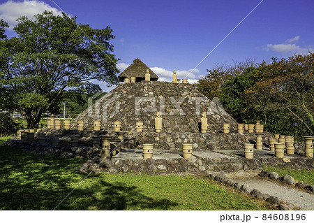 伯耆古代の丘公園 ほたて貝式古墳 鳥取県米子市 伯耆古代の丘公園 ほたて貝式古墳 鳥取県米子市 84608196