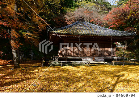 秋の富貴寺大堂 秋の富貴寺大堂 84609794