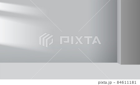 Grayscale studio background with side light from Grayscale studio background with side light from 84611181