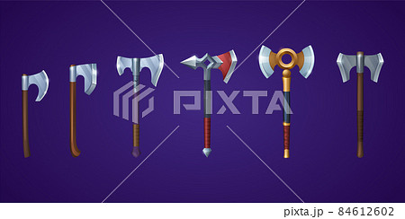 Viking axes for medieval battle game Viking axes for medieval battle game 84612602