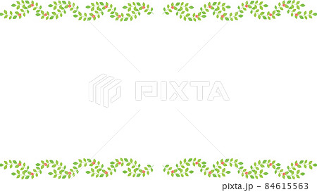 葉っぱの実の装飾ライン 葉っぱの実の装飾ライン 84615563