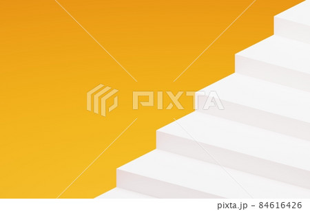 3D素材_シンプルな階段 3D素材_シンプルな階段 84616426
