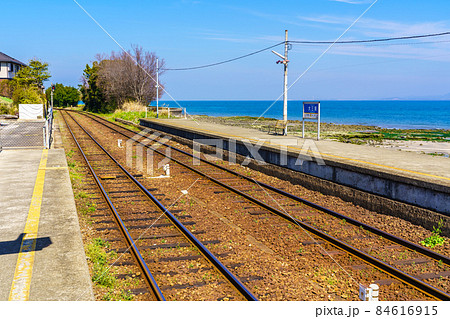 島原鉄道　大三東駅　【長崎県島原市】 84616915
