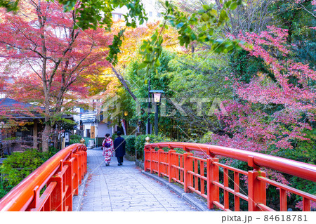 修善寺温泉の紅葉 修善寺温泉の紅葉 84618781