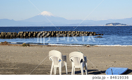 湘南三浦半島の神奈川県三浦郡葉山町の冬 84619336
