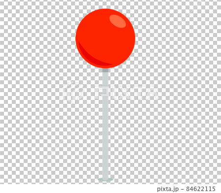 Illustration of red map pin - Stock Illustration [84622115] - PIXTA