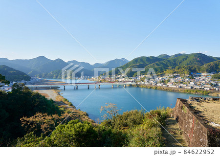 和歌山県 新宮城跡から見た熊野川 和歌山県 新宮城跡から見た熊野川 84622952