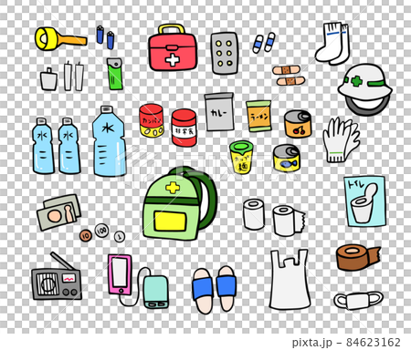 防災グッズ イラスト 防災グッズ イラスト 84623162
