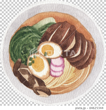 Hong Kong food and ingredients watercolor clipart png 84625344