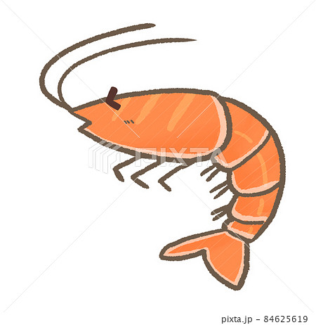 R もっとメルヘンな水族館 えび のイラスト素材