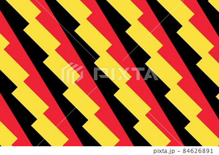 Simple geometric pattern in the colors of the national flag of Belgium 84626891