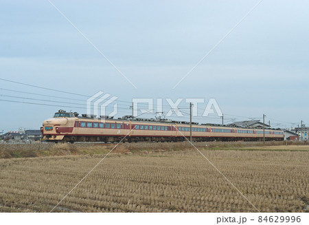 北陸本線 美川-加賀笠間 JR西日本 489系 H04編成(金沢) 加越 北陸本線 美川-加賀笠間 JR西日本 489系 H04編成(金沢) 加越 84629996