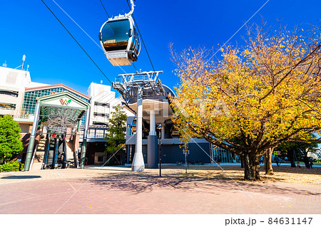 横浜　みなとみらい　運河パークの風景 84631147