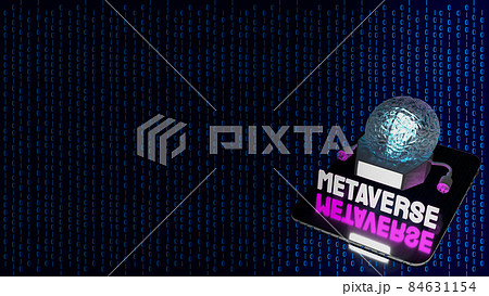 The brain on tablet for metaverse or technology concept 3d rendering The brain on tablet for metaverse or technology concept 3d rendering 84631154