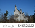 Castle Neuschwanstein at bright sunshine 84632882