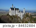 Castle Neuschwanstein at bright sunshine 84632884