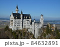 Castle Neuschwanstein at bright sunshine 84632891
