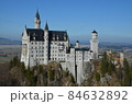 Castle Neuschwanstein at bright sunshine 84632892