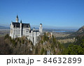 Castle Neuschwanstein at bright sunshine 84632899