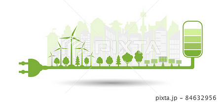 Ecological city and environment conservation. 84632956