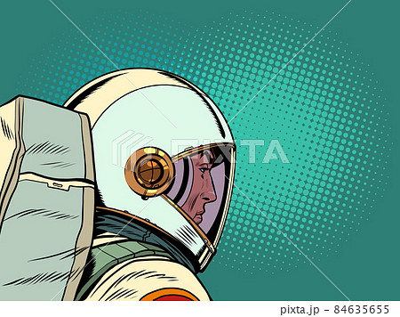 Sad thoughtful man astronaut in a spacesuit. Loneliness and separation 84635655