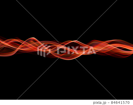燃えるような赤色のライン 84641570