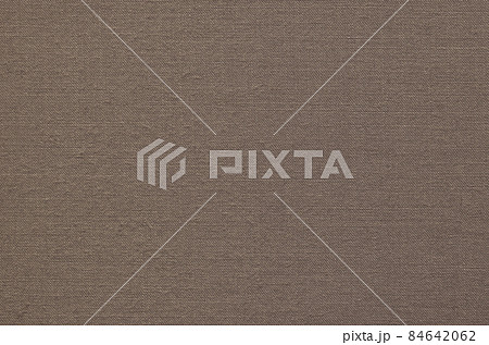 ナチュラルな布テクスチャ_モカグレー色のファブリック背景 ナチュラルな布テクスチャ_モカグレー色のファブリック背景 84642062