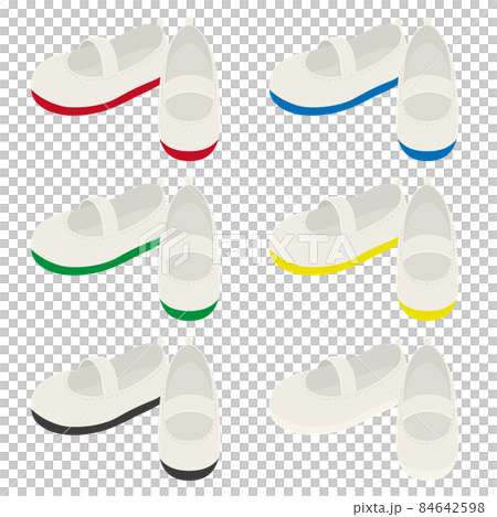 上靴のイラストセット 84642598