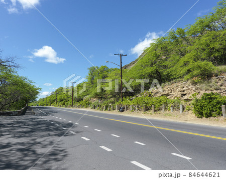 ハワイの島の道路 ハワイの島の道路 84644621