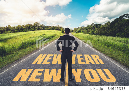 The 2022 New Year journey and future vision concept The 2022 New Year journey and future vision concept 84645333