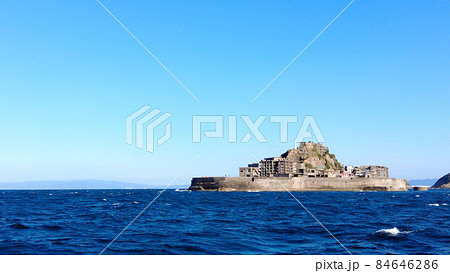長崎の軍艦島 84646286
