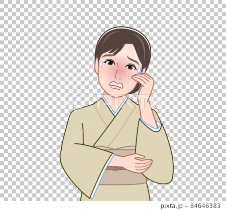 一個穿著和服的女人 一個穿著和服的女人 84646383