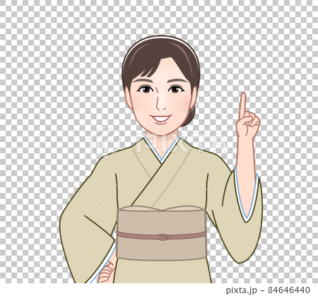 一個穿著和服的女人 84646440