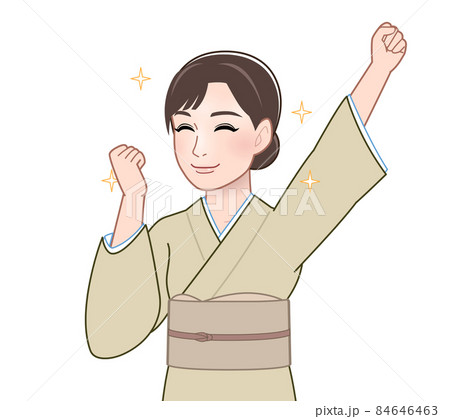 着物を着た女性 84646463