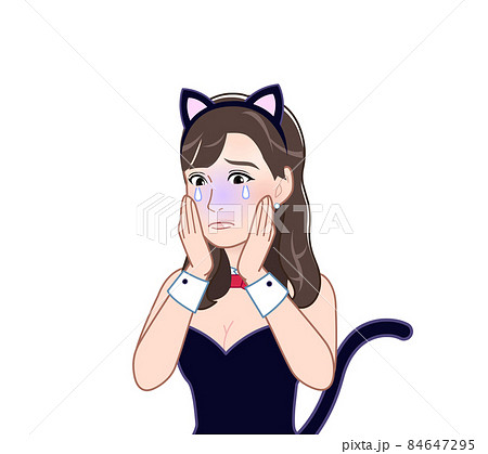 猫の格好をした女性 猫の格好をした女性 84647295