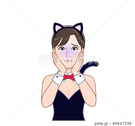 猫の格好をした女性 猫の格好をした女性 84647296