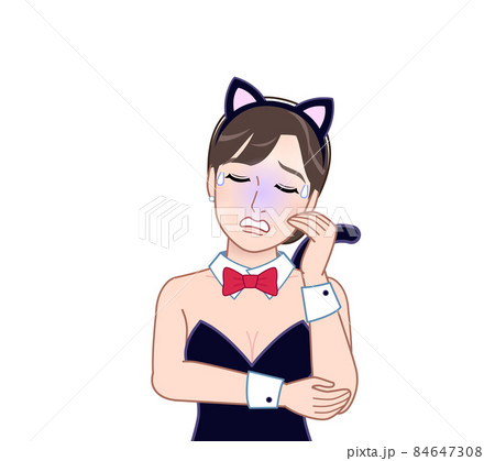 猫の格好をした女性 猫の格好をした女性 84647308