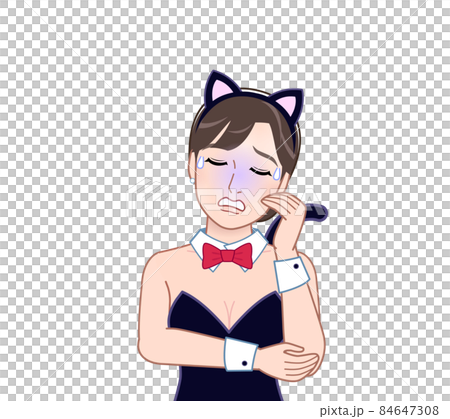猫の格好をした女性 猫の格好をした女性 84647308