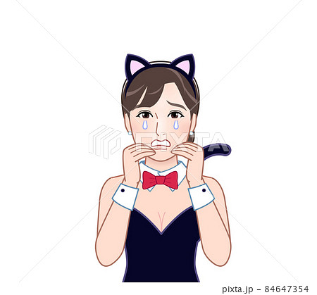 猫の格好をした女性 猫の格好をした女性 84647354