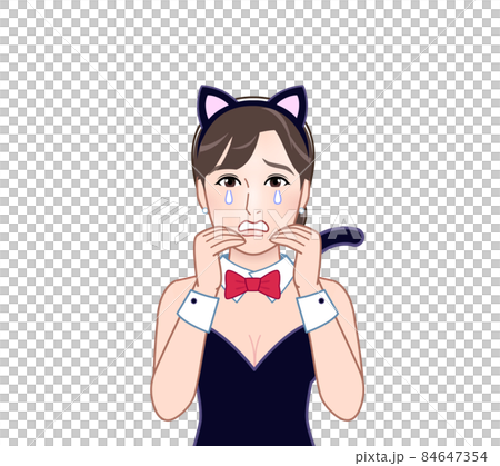 猫の格好をした女性 猫の格好をした女性 84647354