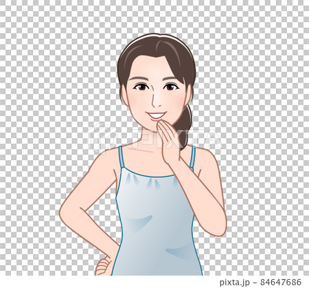 Female in negligee Female in negligee 84647686