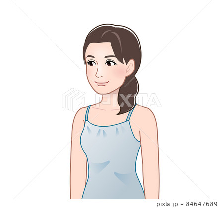 ネグリジェを着た女性 ネグリジェを着た女性 84647689