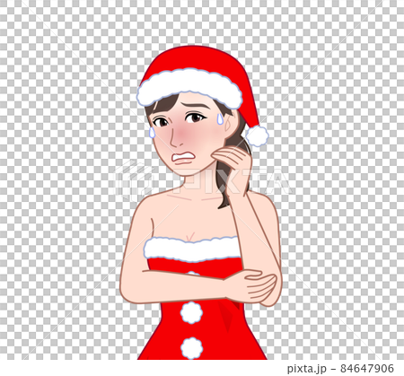 サンタコスプレをしている女性 84647906