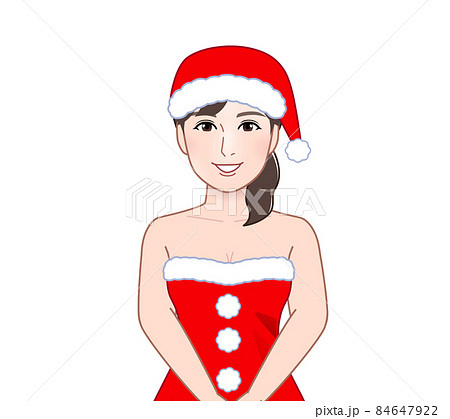 サンタコスプレをしている女性 サンタコスプレをしている女性 84647922