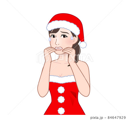 サンタコスプレをしている女性 84647929
