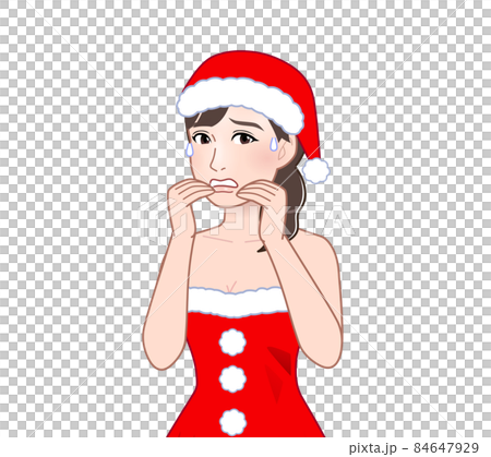 サンタコスプレをしている女性 84647929
