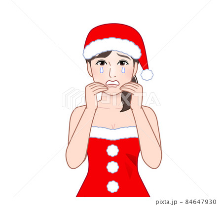 サンタコスプレをしている女性 84647930