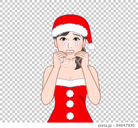 サンタコスプレをしている女性 84647930